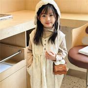 韩版儿童时尚洋气蝴蝶结斜跨手拎包，小女孩公主单肩出游背包迷你包