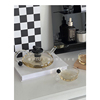 Qumin 有点黑宝石 杯壶套装玻璃设计感简约花茶滤壶圆形咖啡杯壶