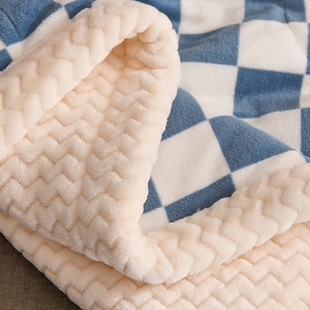 儿童毛毯加厚冬季秋冬珊瑚绒毯，床单人沙发，盖毯子办公室午睡小被子