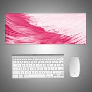 跨境创意粉色鼠标垫大号，卡通电竞游戏垫个性电脑办公桌垫