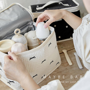 韩国ins风婴儿食品保温袋妈咪包绗缝(包绗缝)儿童便当包手提(包手提)野餐包饭盒(包饭盒)袋