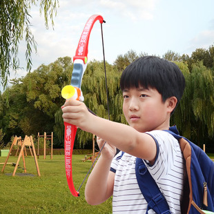 儿童弓箭男孩射箭玩具小孩暑假户外运动玩具学生射击玩具3-6-12岁