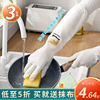 家务手套女厨房洗碗专用家用加长耐用加绒防水乳胶，橡胶清洁洗衣服