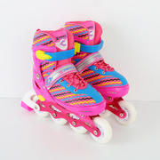 直供轮滑鞋初学者单排轮儿童旱冰鞋可调成人，男女溜冰鞋