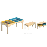 幼儿园玩沙儿童沙水桌大型沙滩桌游戏沙水盘实木玩具沙水桌设备