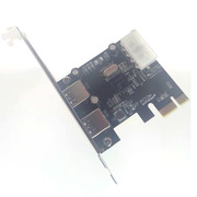 USB3.0扩展卡 nec芯片台式机PCI-e转USB3.0扩展卡 2口PCI-EuSB卡