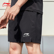 李宁运动短裤男士篮球夏季跑步健身速干休闲训练美式五分裤子薄款