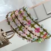 日本进口木马花朵蕾丝，手工diy发箍发带，小边夹娃衣制作辅料丝带