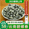 云南绿茶碧螺春2023新茶特级炒青，春茶散茶浓香型，绿茶茶叶袋装500g