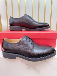 0045#法国高端出口2023鲨鱼纹新郎皮鞋绅士时尚超轻正装男鞋