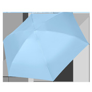 伞女士遮阳伞迷你便携口袋伞防紫外线黑胶防晒伞，折叠太阳伞