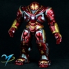 漫威复仇者联盟4 可动发光钢铁侠反浩克装甲MK44模型手办人偶玩具