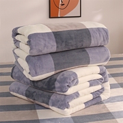法兰绒毯子盖毯午睡毛巾小被子，垫床单人毛毯牛奶，绒秋冬季珊瑚绒