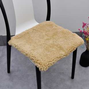 莱澳纯羊毛椅垫四季通用家用餐椅坐垫办公椅垫，北欧风格椅子坐垫