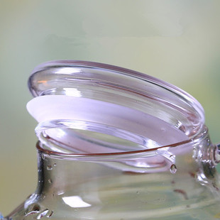 玻璃壶盖子茶道零配件茶具玻璃杯瓶盖冷水壶竹盖