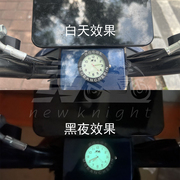 摩托电动踏板车改装配件，迷你防水车载电子表时间时钟，双面胶粘贴式