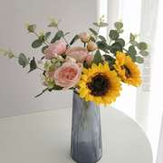 花束牡丹仿真花摆设干花向日葵假花餐桌花北欧室内客厅花装饰摆件