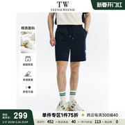 TeenieWeenie小熊男装短裤男2024春夏季休闲直筒卫裤宽松裤子