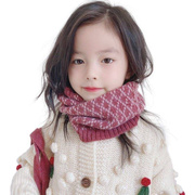 韩版儿童冬巾毛线针织秋t围宝宝围脖冬季女童小孩幼儿冬天保暖脖.