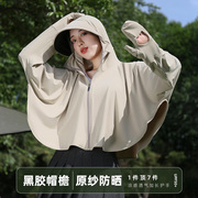 夏季女士防晒衣2024防紫外线超薄透气遮阳外套，户外骑行防晒服