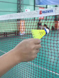 惠之尔羽毛球网便携式比赛标准网子家用室内室外户外简易折叠拦网
