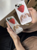 韩国ins风小众气质草莓可爱大耳朵兔子菲林适用于11苹果15ProMax手机壳iPhone13Promax保护套1412Pro