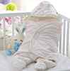 初生婴儿抱被睡袋两用包被新生儿宝宝纯棉秋冬季外出加厚分腿襁褓