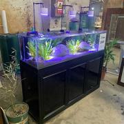 水草缸水族箱底滤客厅超白玻璃，兰寿溪流缸背包生态鱼缸不含灯