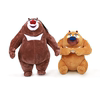 熊出没(熊出没)毛绒公仔熊大熊(熊大熊)二毛绒玩具，婴儿光头强玩偶套装方特纪念品