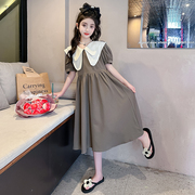 女童夏装连衣裙夏季l儿童公主裙子洋气，2023韩版大童装女孩衣