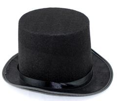 无纺布黑色六一儿童节魔术师帽子