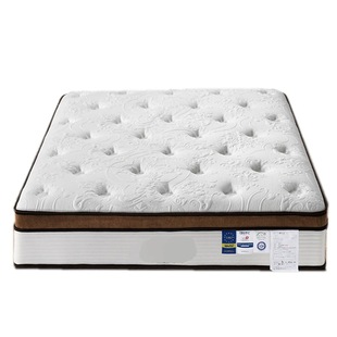 天然乳胶独立弹簧席梦思床垫，1.8米床软硬，两用1.5米环保护脊椰棕垫