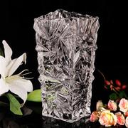 1399弗莱文茨欧式家居水晶玻璃花瓶插花水养富贵竹客厅插花摆件