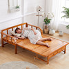 可折叠沙发床两用双人多功能竹床客厅家用经济型1.5米推拉简