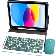 适用于2022苹果ipad10保护套带蓝牙键盘，触摸板鼠标平板电脑第十代10.9英寸全包边软壳皮套防摔支架