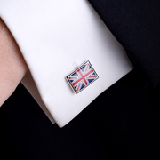 英国国旗法式袖口钉衬衣袖扣男衬衫男士袖口扣袖钉定制 Cufflinks