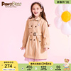 商场同款PawinPaw卡通小熊童装23年春季女童儿童外套风衣