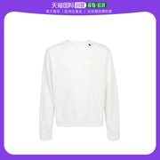 欧洲直邮OFF WHITE 男士黄色箭头图案印花白色圆领长袖卫衣 O