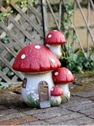大蘑菇房子户外摆件花园庭院草地背景装饰阳台院子幼儿园布景拍照