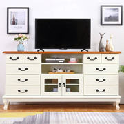 欧式电视柜实木客厅白色电视柜现代简约卧室斗柜储物地柜简约现代
