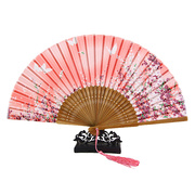 古典真丝折扇 随身日式和风折叠扇 古风女舞蹈工艺中国风汉服扇子