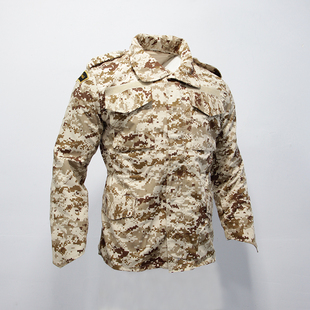 M65战术战斗夹克 外贸冬季男大码多口袋夹棉内胆保暖迷彩工装外套