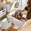 收纳盒厨房橱柜杂物，桌面正方形储物筐置物架，柜子整理箱抽屉式盒子