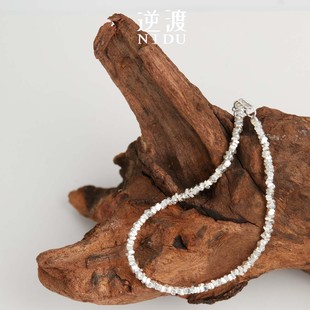 nidu(碎银手链，)s925纯银手链简约时尚ins小众设计