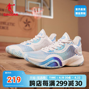 中国乔丹男鞋篮球鞋，男巭科技低帮球鞋2024冬季运动鞋，网面透气