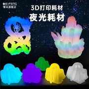 挈风夜光彩虹PLA材料1.75mm 3D印表机FDM耗材1kg透亮夜光渐层线材