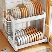 厨房碗碟收纳架碗架沥水架，家用小型多功能台面，碗筷碗盘碗柜收纳架