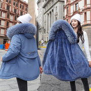 外套女冬装短款羽绒棉服大码韩版学生派克服显瘦加厚宽松棉袄