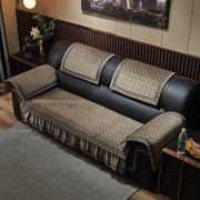 2023欧式沙发垫高档奢华垫子，四季款皮沙发专用防滑坐垫定制