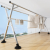 折叠晾衣架落地室内家用阳台卧室室外不锈钢凉伸缩式杆晒被子神器